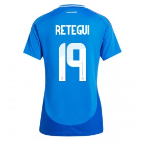 Italien Mateo Retegui #19 Heimtrikot EM 2024 Kurzarm